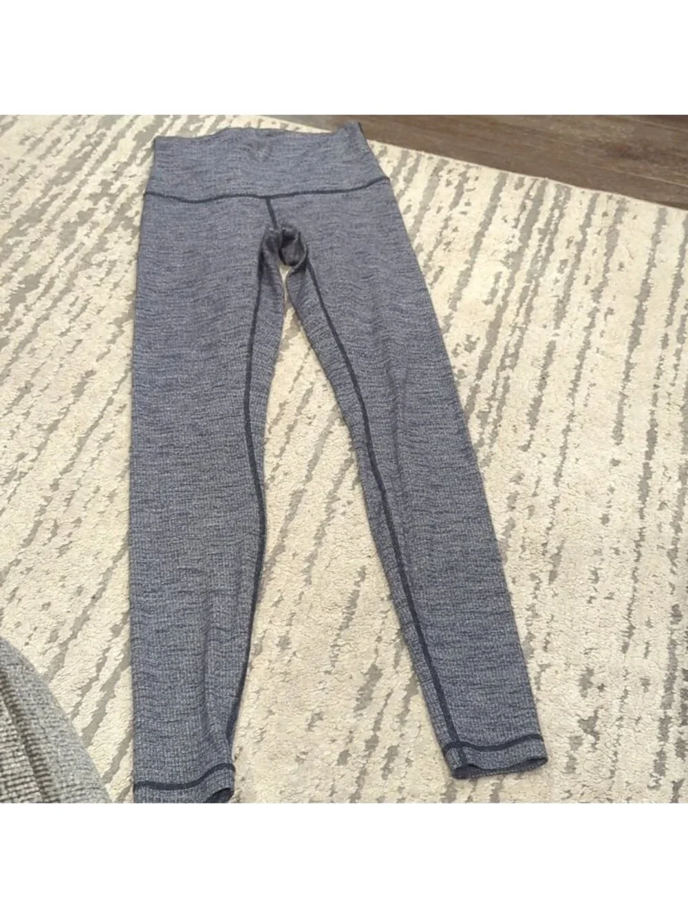 Lululemon Wunder Under Pant *High Rise Coco Pique Black / Black